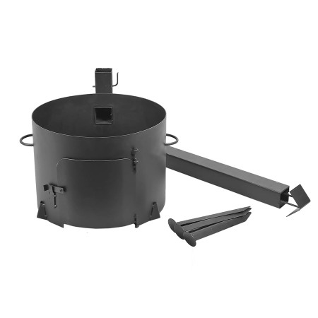 Stove with a diameter of 440 mm with a pipe for a cauldron of 18-22 liters в Черкесске
