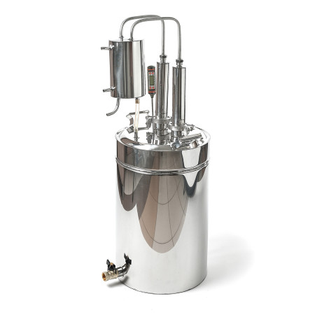 Cheap moonshine still kits "Gorilych" double distillation 20/35/t (with tap) CLAMP 1,5 inches в Черкесске