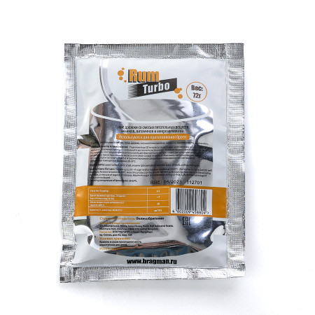 Turbo yeast alcohol BragMan "RUM TURBO" (72 gr) в Черкесске
